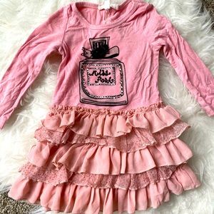 Baby Sara “Miss Posh” ruffle dress 12 mos